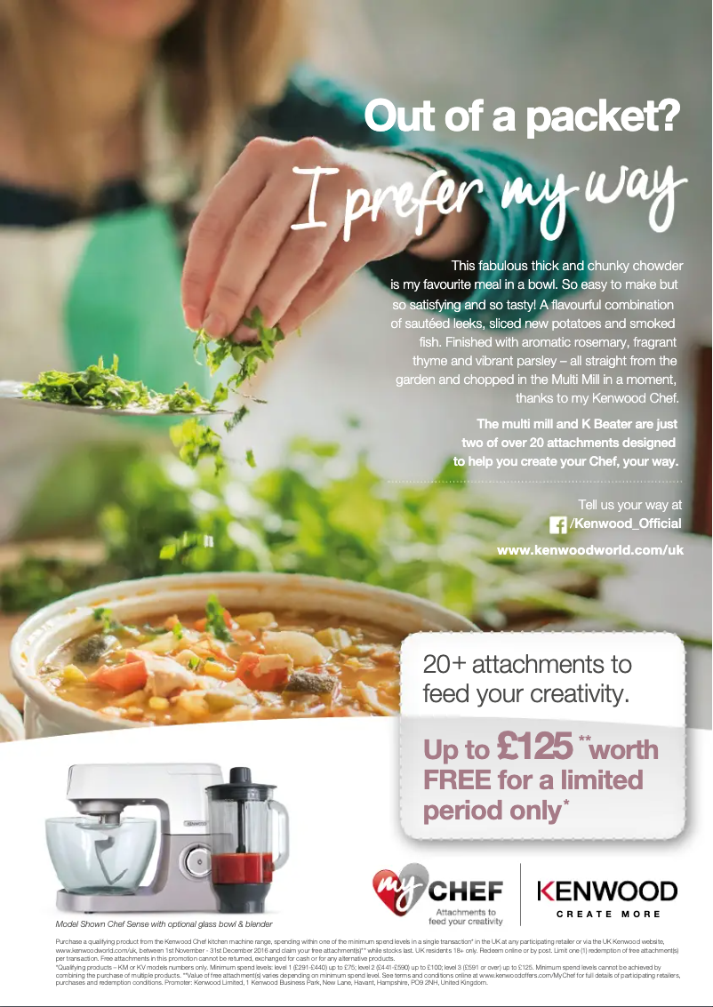 Page n°1 - Manuel utilisateur Kenwood Chef Sense KVCT5000Y