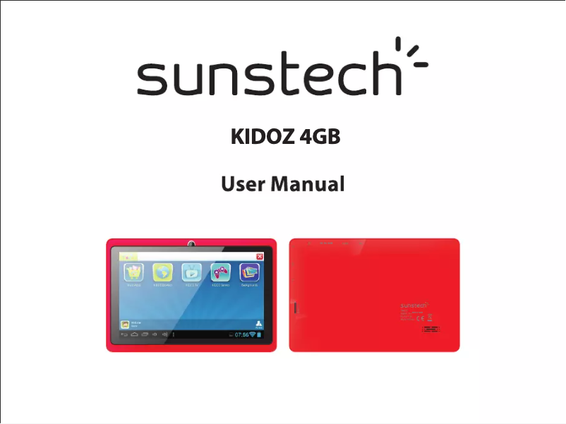 Image de la première page du manuel de l'appareil Kido'z