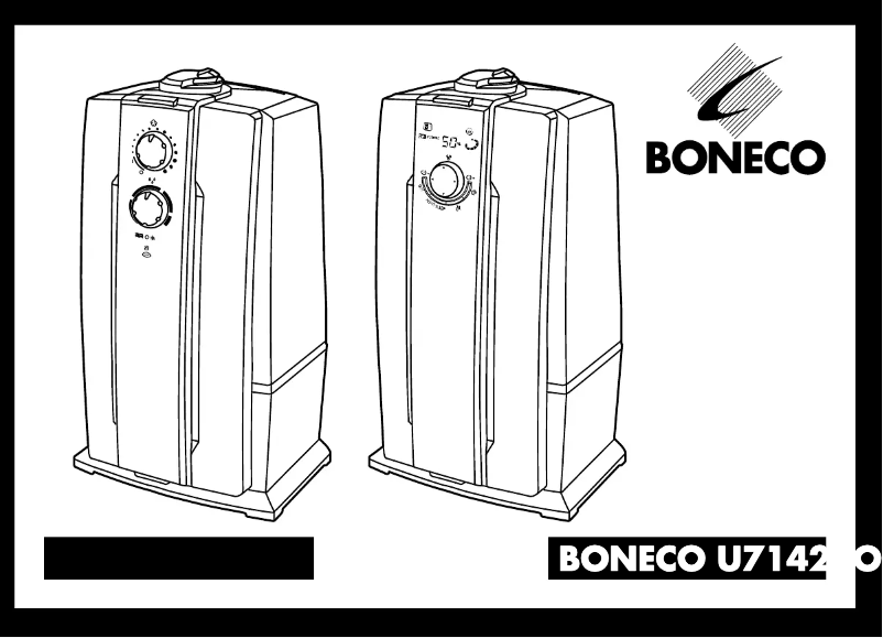 Page 1 de la notice Manuel utilisateur Boneco U7142