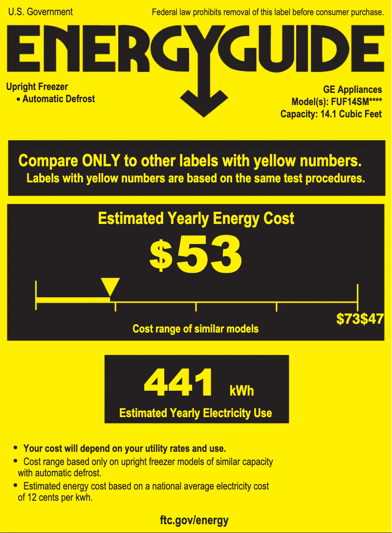 Image de la première page du manuel de l'appareil FUF14SMRWW