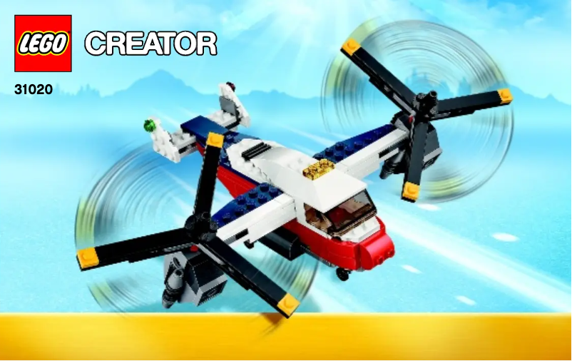 Page 1 de la notice Manuel utilisateur Lego Creator 31020