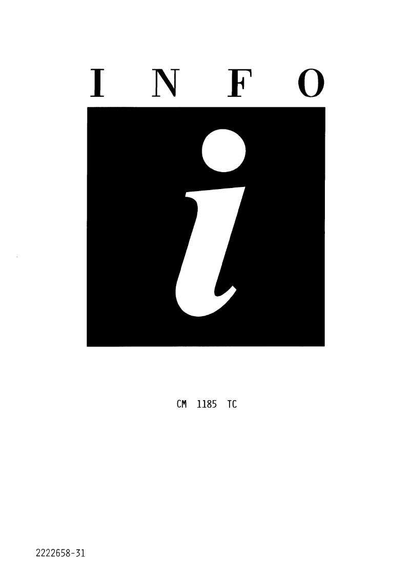 Page n°1 - Manuel utilisateur Marynen CM 1185 TC