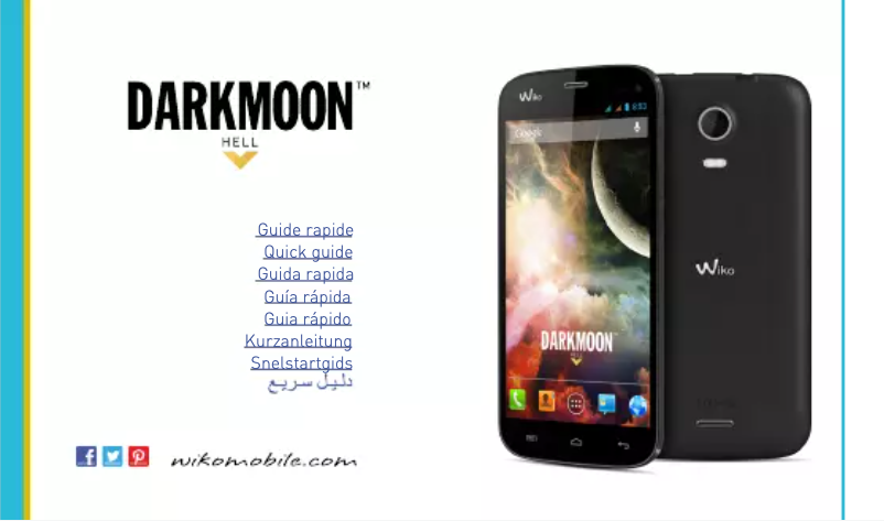 Image de la première page du manuel de l'appareil Darkmoon