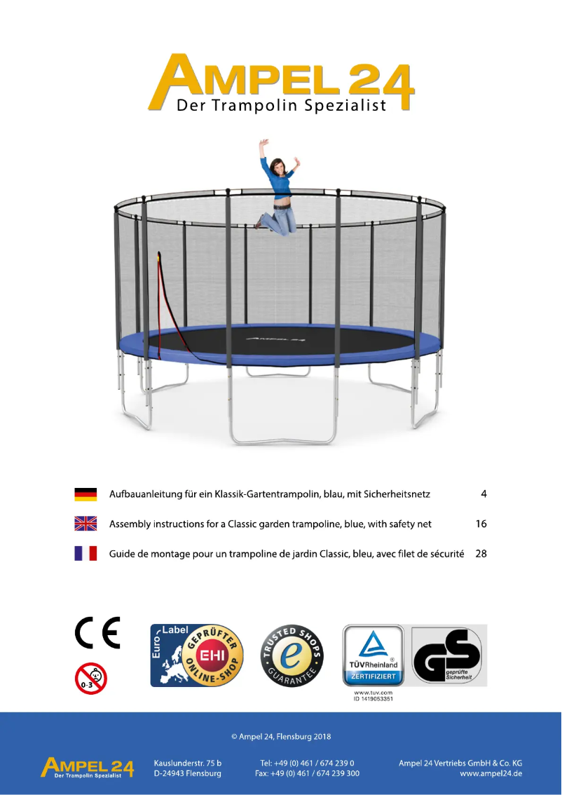 Image de la première page du manuel de l'appareil SL5653