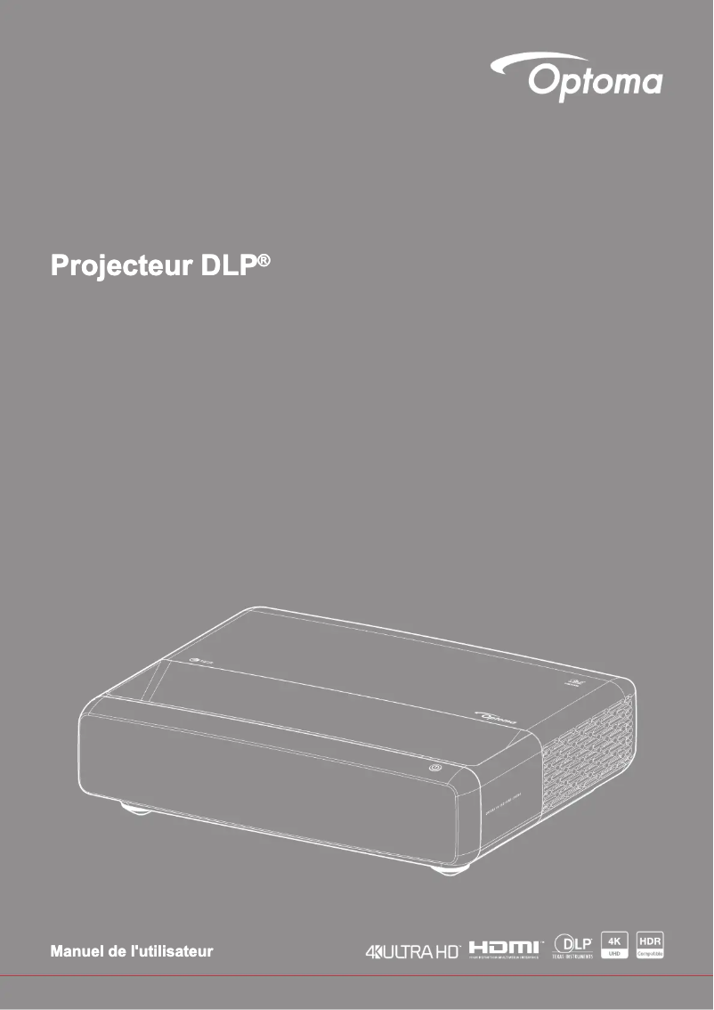 Page n°1 - Manuel utilisateur Optoma L1