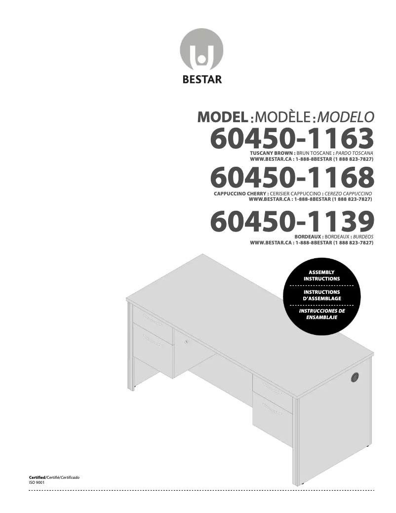 Imagen de la primera página del manual del dispositivo Embassy 60450-1163