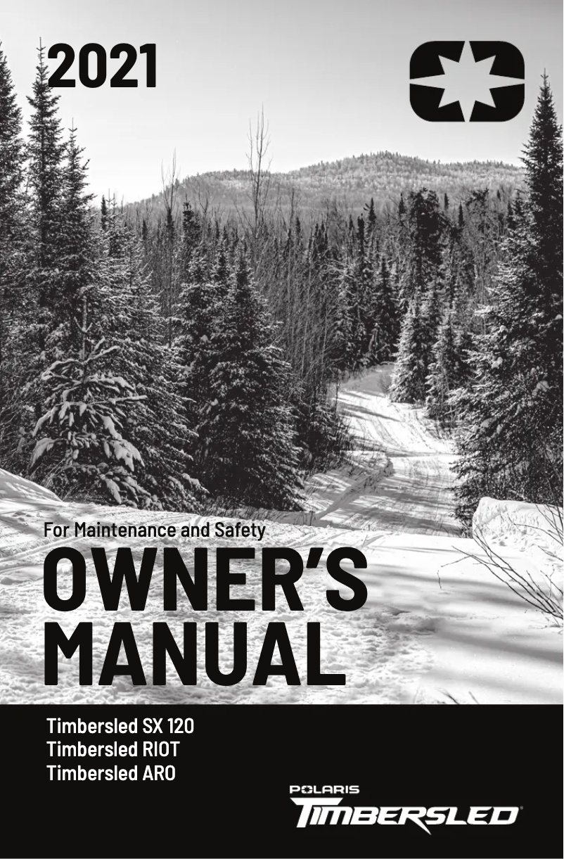 Page 1 de la notice Manuel utilisateur Timbersled 120 SX (2021)