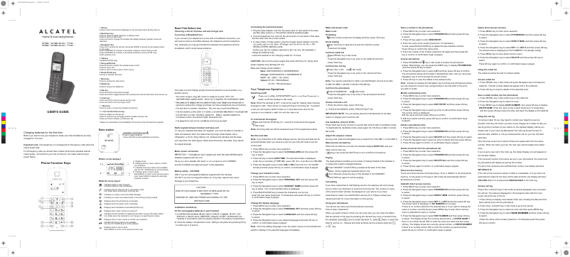 Página 1 del manual Manual de usuario Alcatel E130 duo