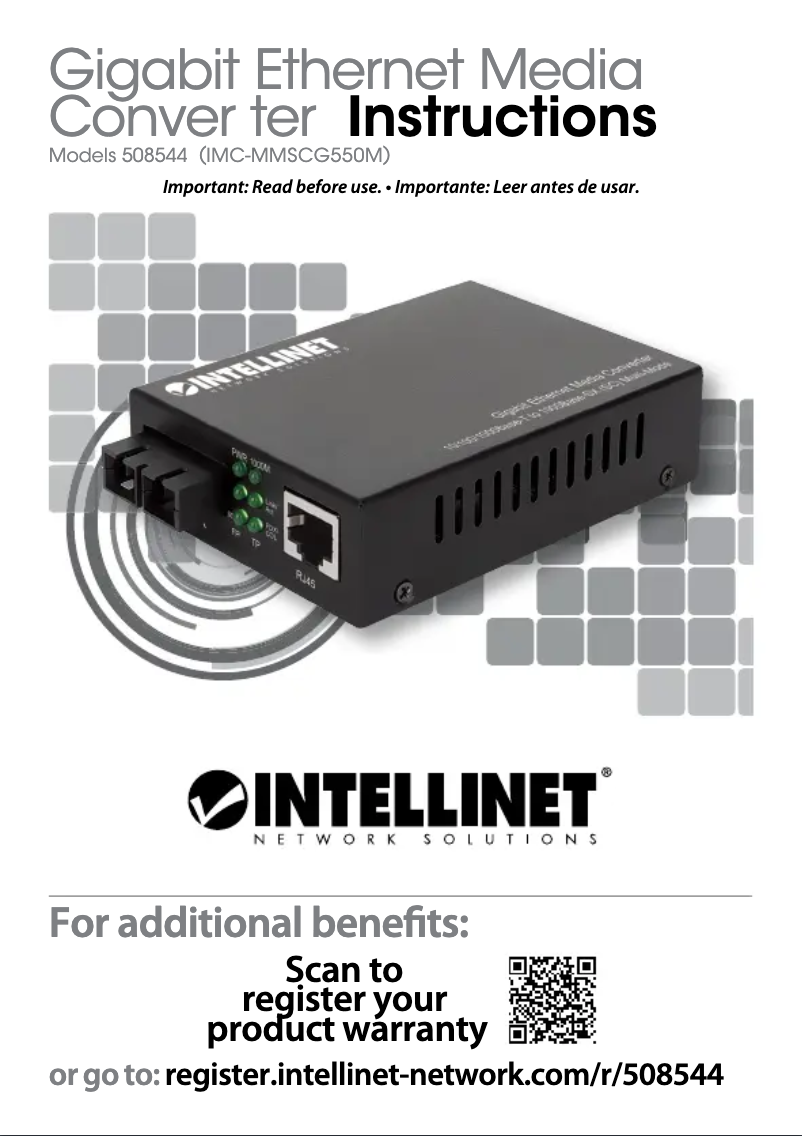 Página 1 del manual Manual de usuario Intellinet 508544