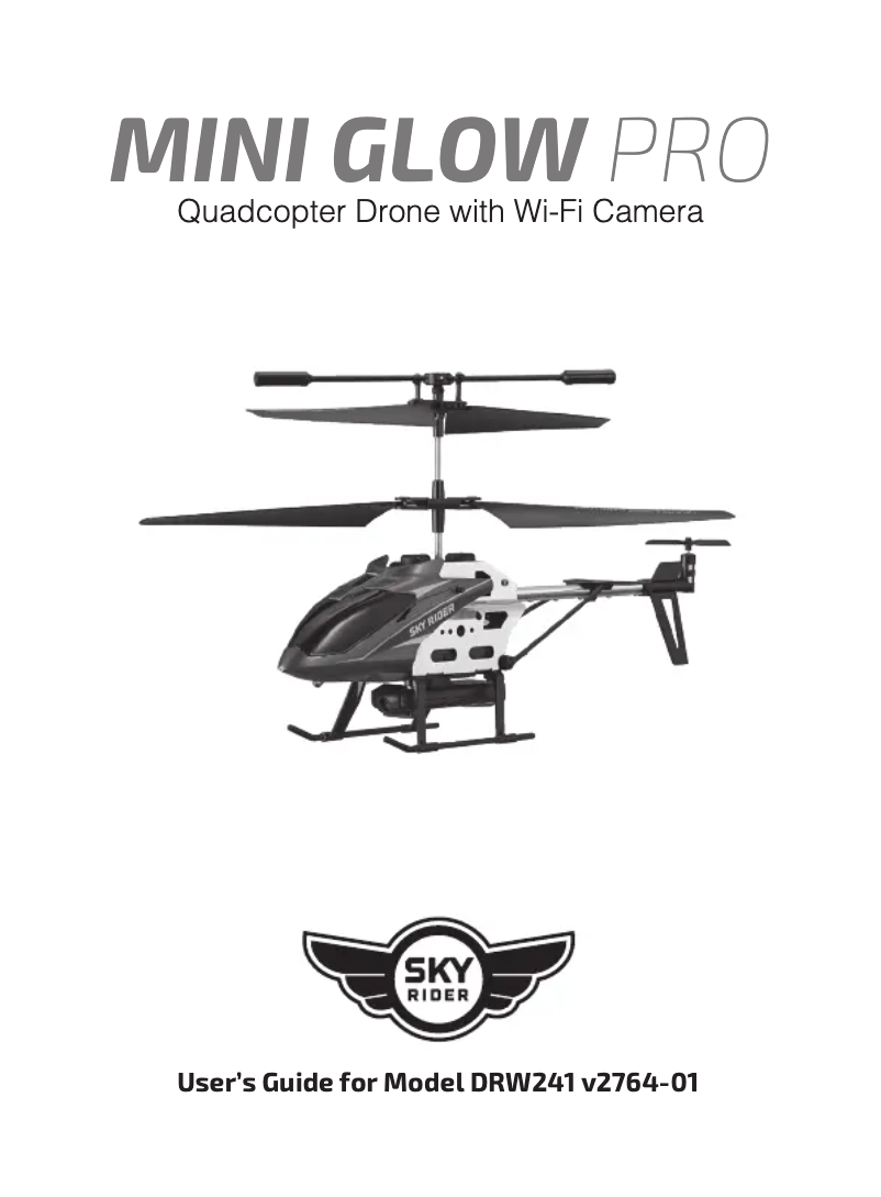 Page 1 de la notice Manuel utilisateur Sky Rider Mini Glow Pro