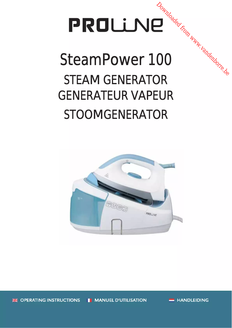 Página 1 del manual Manual de usuario Proline SteamPower 100