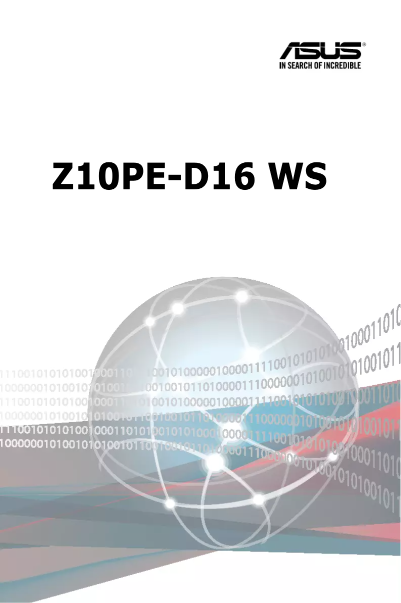 Image de la première page du manuel de l'appareil Z10PE D16 WS