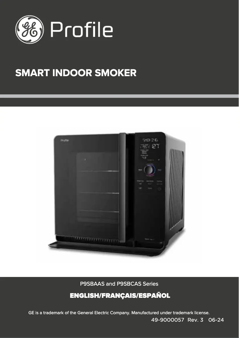 Page 1 of the manual Use and Maintenance Manual GE Profile P9SBAAS6VBB