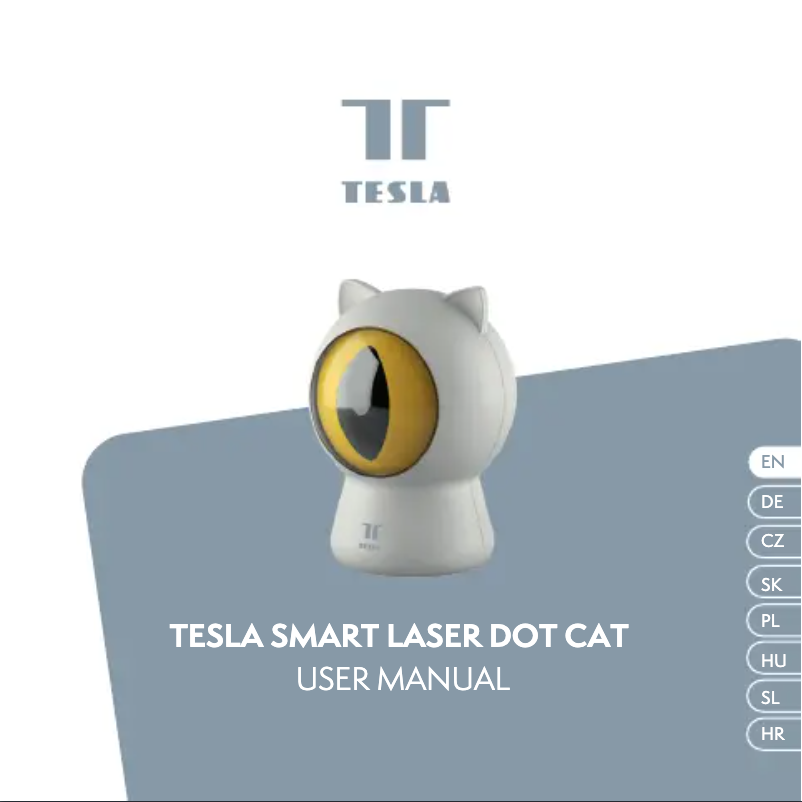 Imagen de la primera página del manual del dispositivo Smart Laser Dot Cat