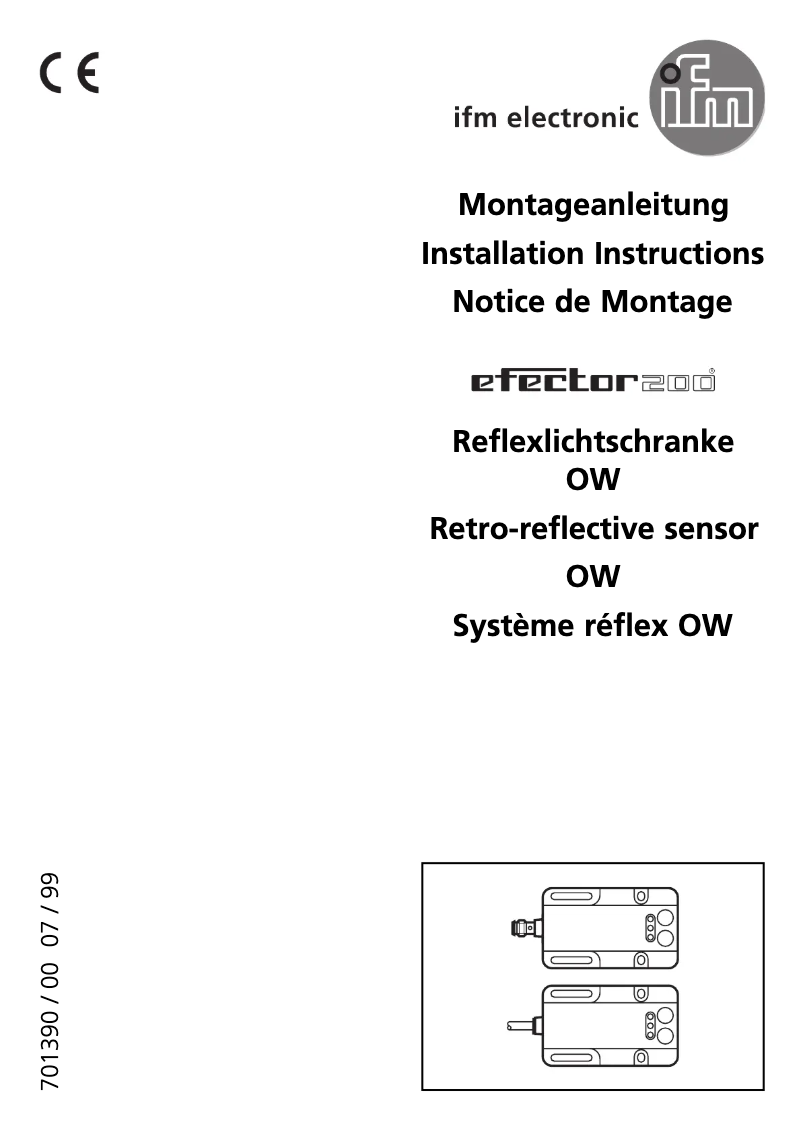 Image de la première page du manuel de l'appareil OW1005