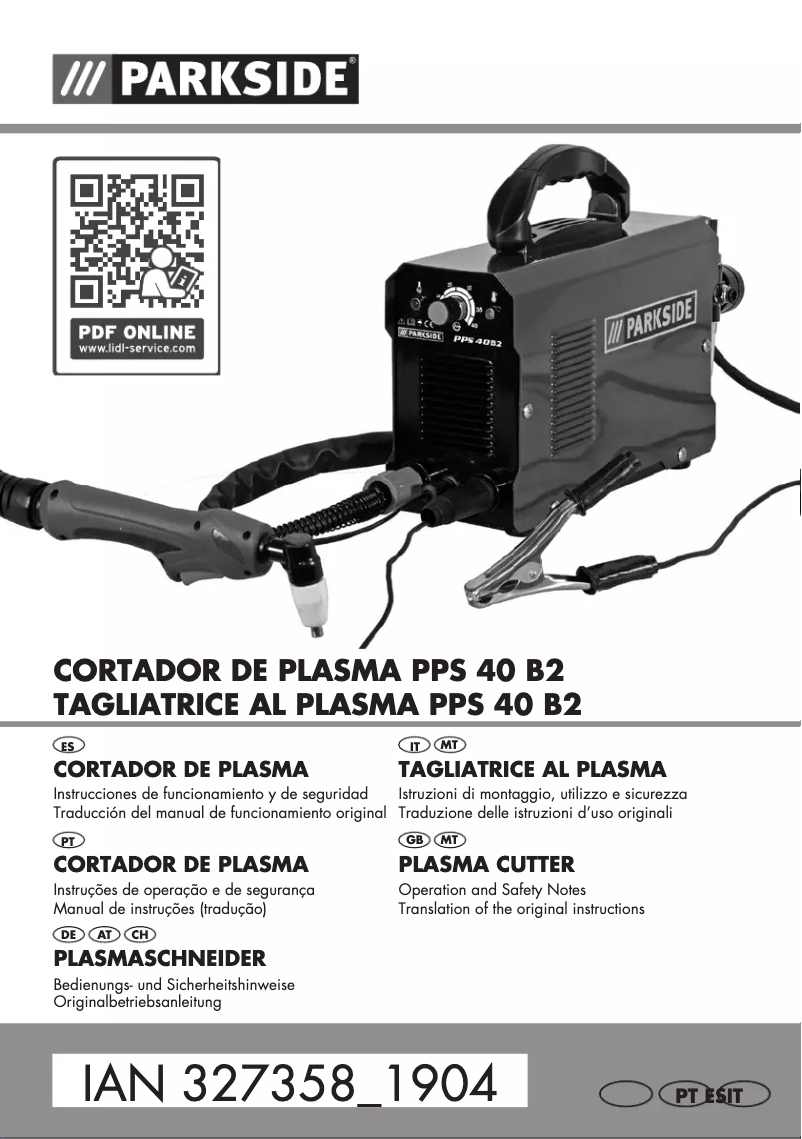 Page n°1 - Manuel utilisateur Parkside PPS 30 A1