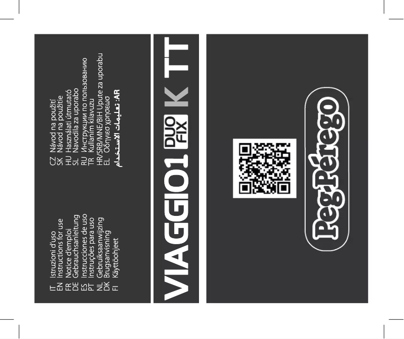 Page n°1 - Manuel utilisateur Peg Perego Viaggio Duo Fix K TT