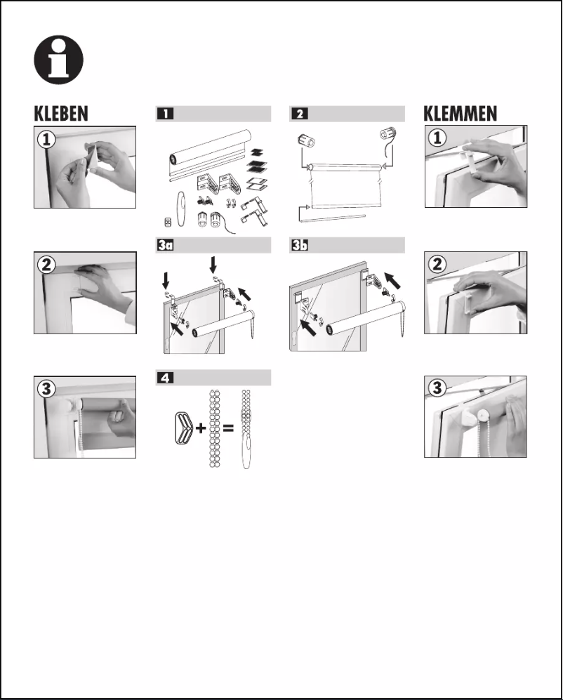 Page 1 de la notice Manuel utilisateur Gardinia EasyFix