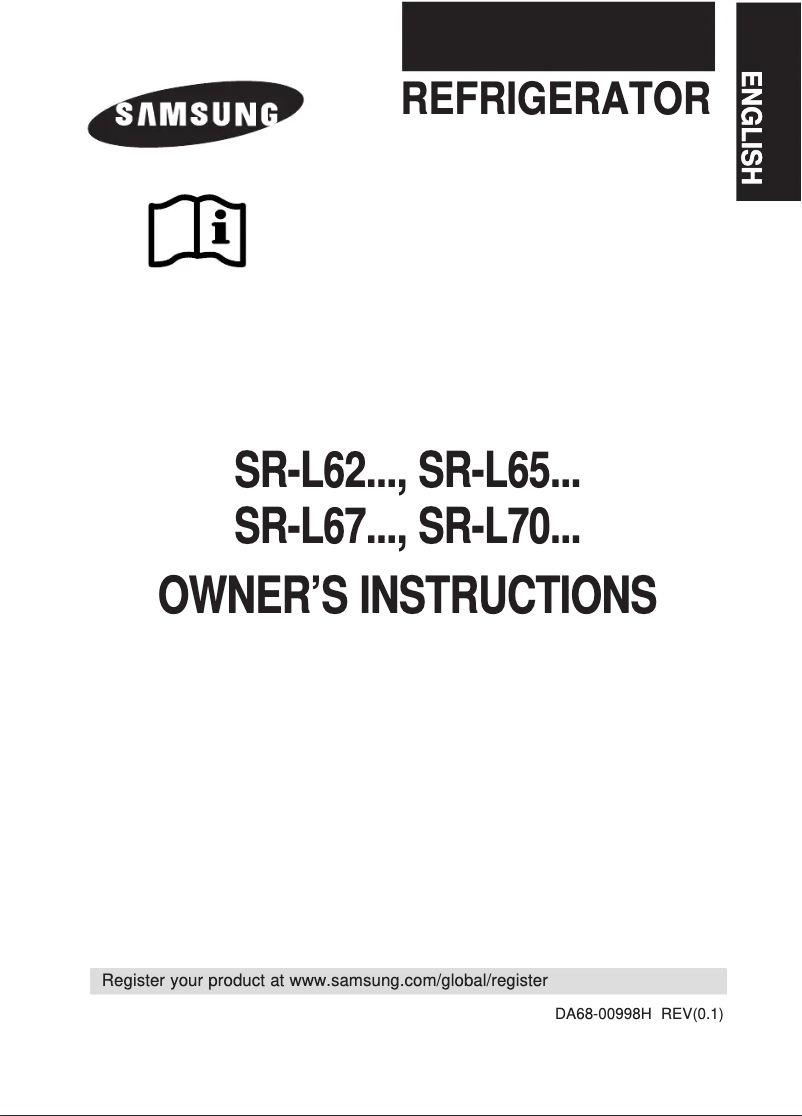 Page 1 de la notice Manuel utilisateur Samsung SR-L679EVPS