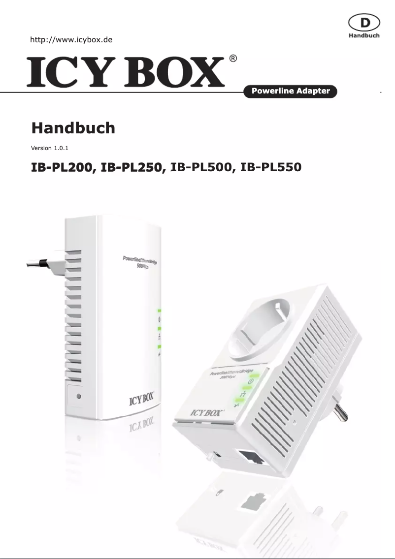 Image de la première page du manuel de l'appareil IB-PL500D