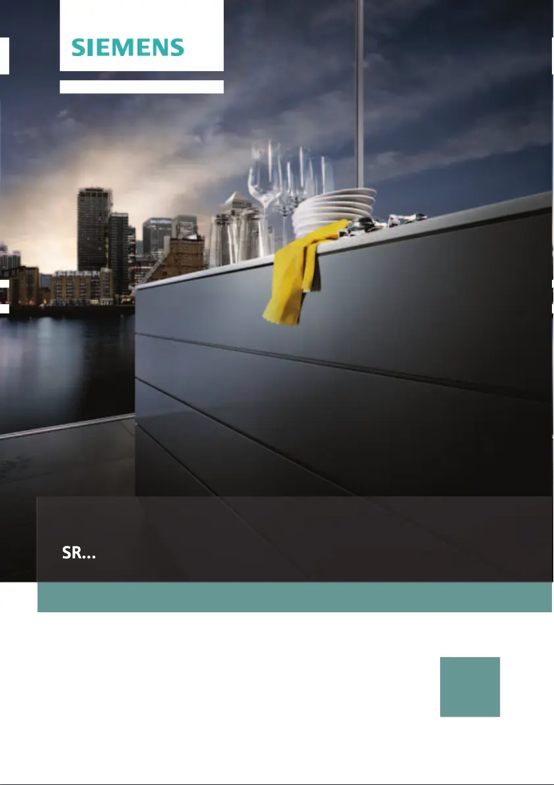 Page n°1 - Manuel utilisateur Siemens SR76T095EU