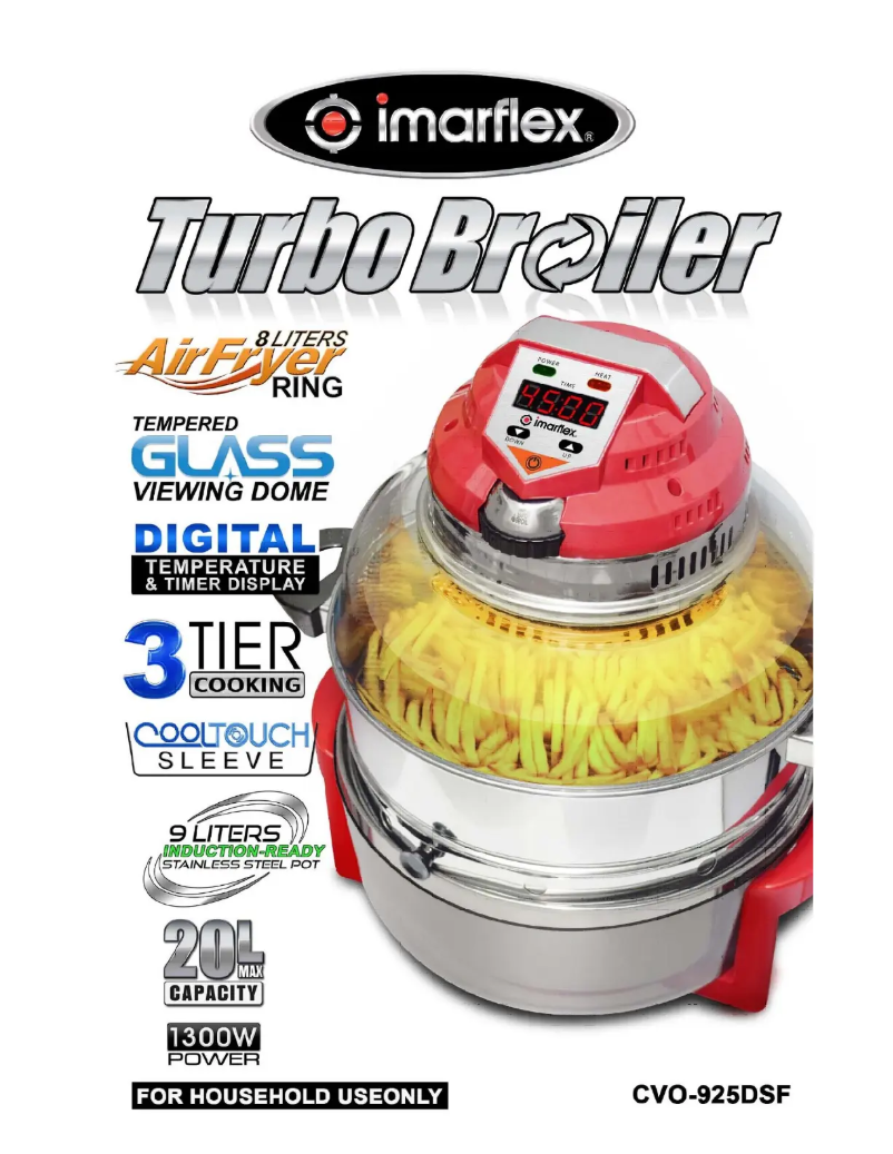 Página 1 del manual Manual de usuario Imarflex Turbo Broiler CVO-925DSF