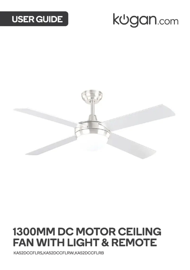 Image de la première page du manuel de l'appareil KA52DCCFLRW