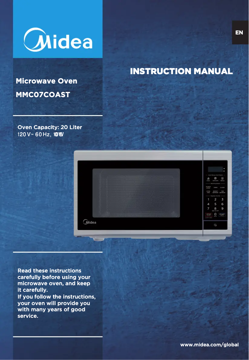 Página 1 del manual Manual de usuario Midea MMC07COAST