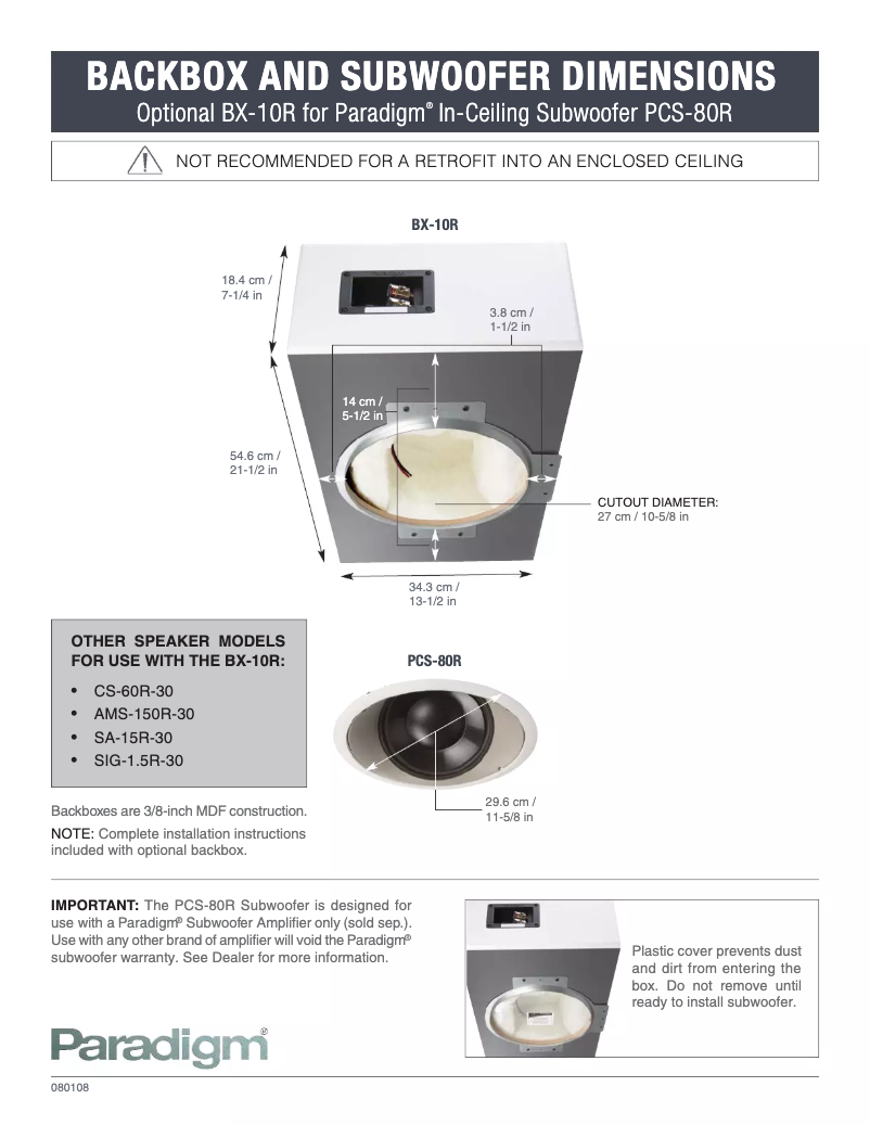 Image de la première page du manuel de l'appareil BX-10R