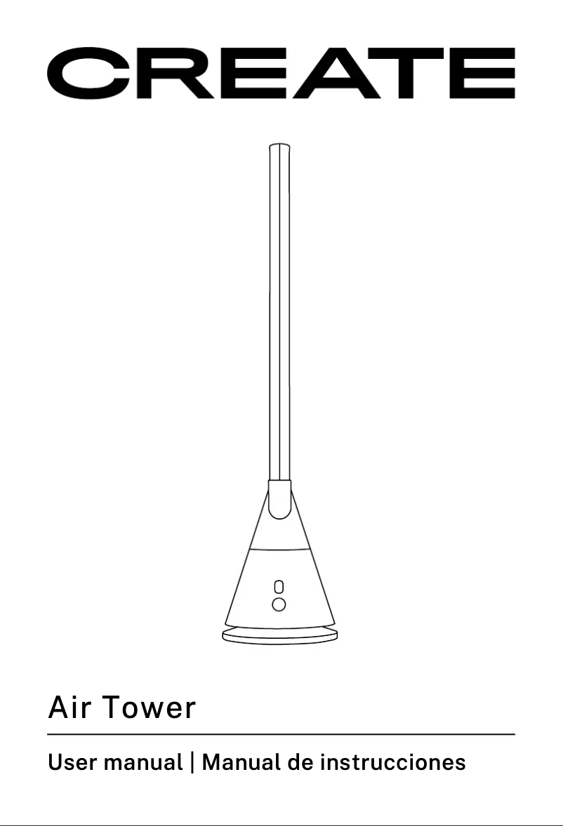 Page 1 de la notice Manuel utilisateur Create Air Tower