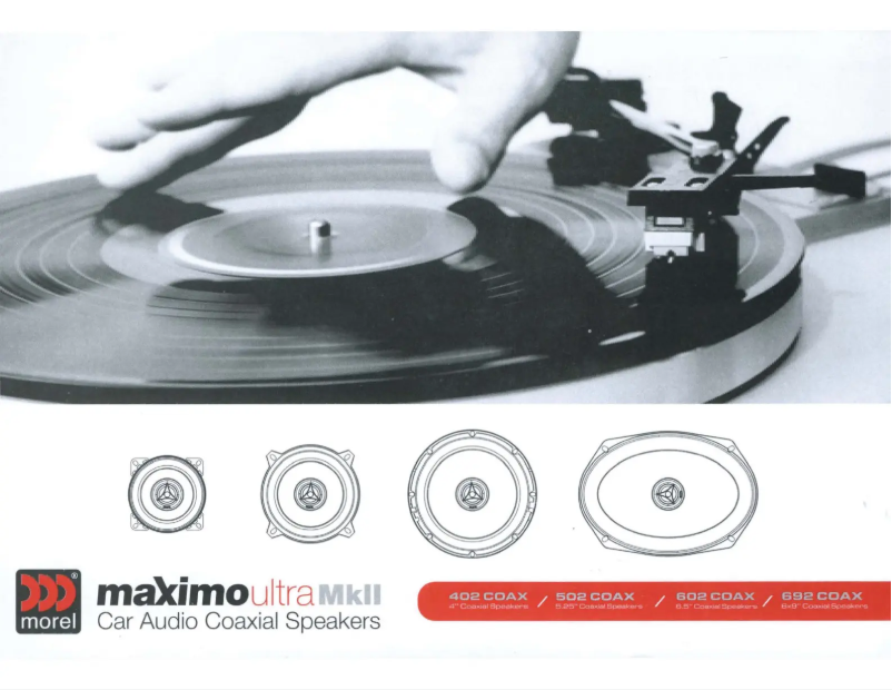 Page 1 of the manual User Manual Morel Maximo Ultra 692 Coax