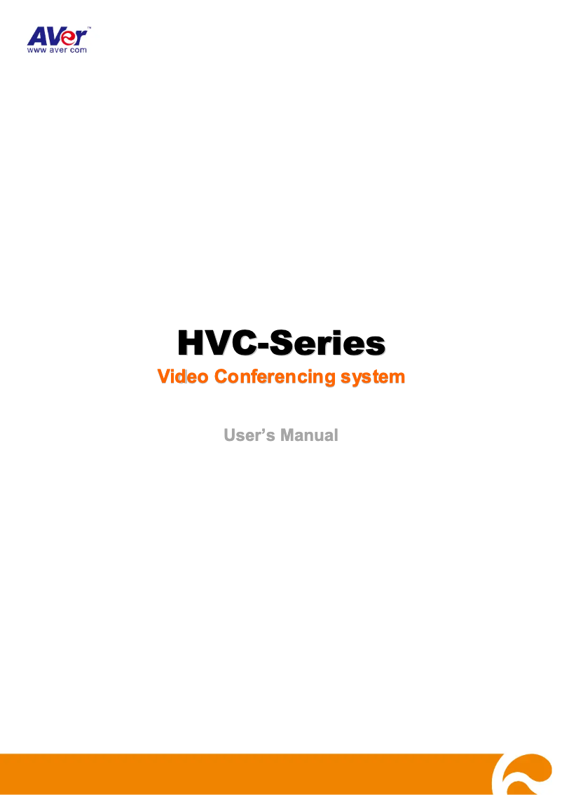 Page 1 de la notice Manuel utilisateur AVer HVC330