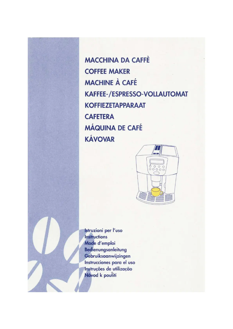 Página 1 del manual Manual de usuario DeLonghi EAM 450