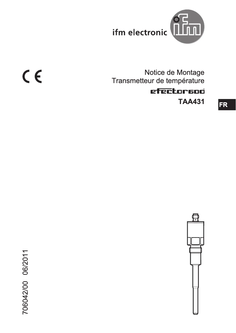 Image de la première page du manuel de l'appareil TAA431