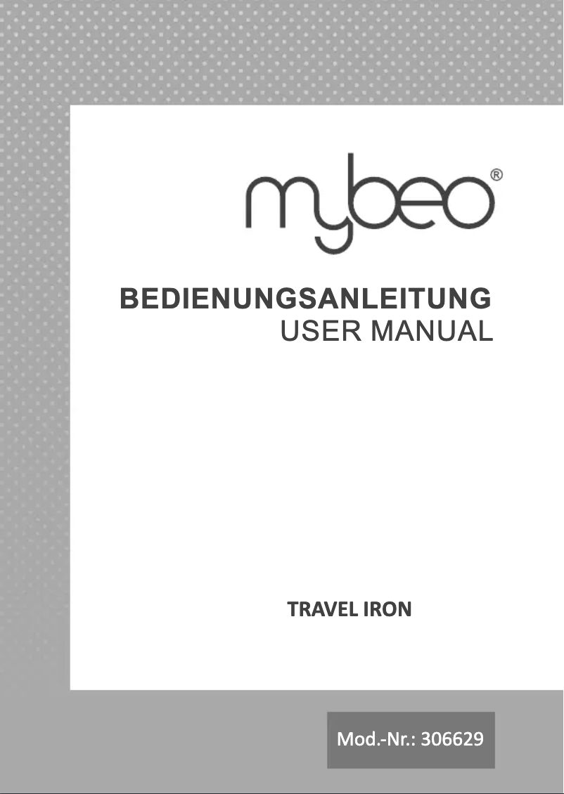 Page n°1 - Manuel utilisateur Mybeo 306629
