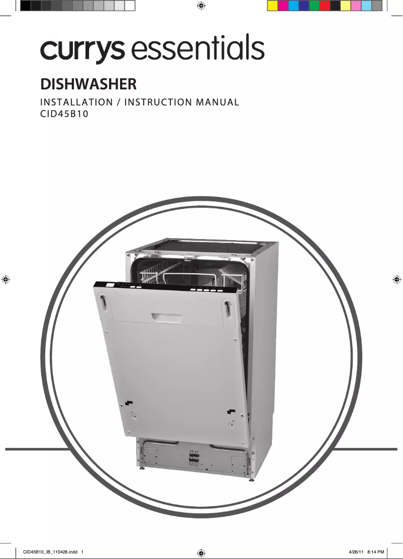 Page n°1 - Manuel utilisateur Currys Essentials CID45B10