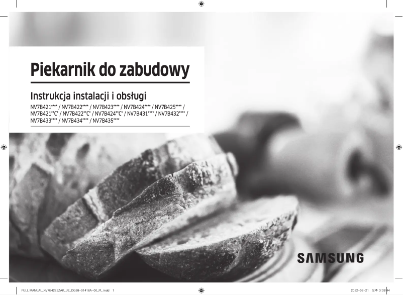 Image de la première page du manuel de l'appareil NV7B4240VAK