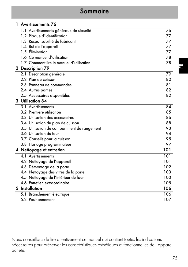 Image de la première page du manuel de l'appareil TR90IBL