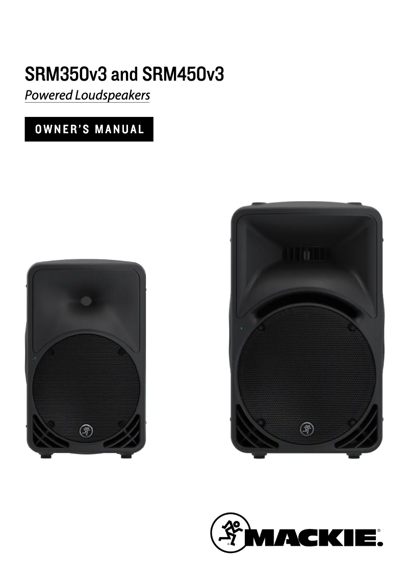 Page 1 de la notice Manuel utilisateur Mackie SRM350v3