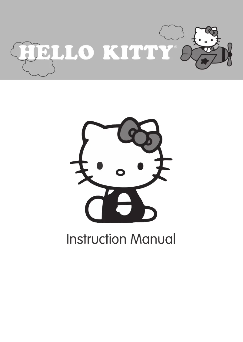 Page n°1 - Manuel utilisateur Janome Hello Kitty 14412