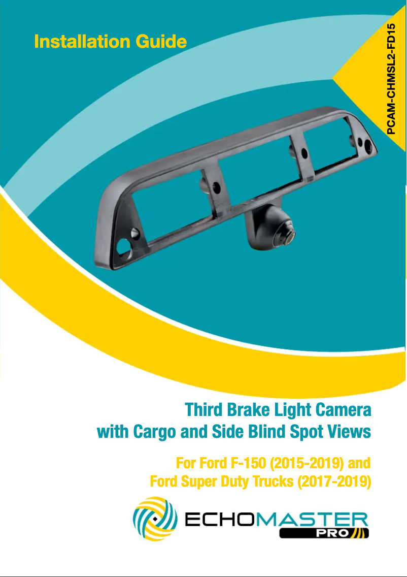 Image de la première page du manuel de l'appareil PCAM-CHMSL2-FD15