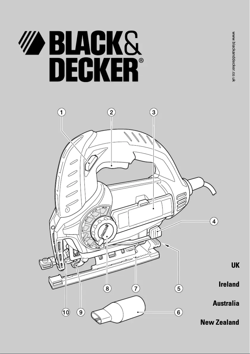 Page 1 de la notice Manuel utilisateur Black & Decker KS850SW
