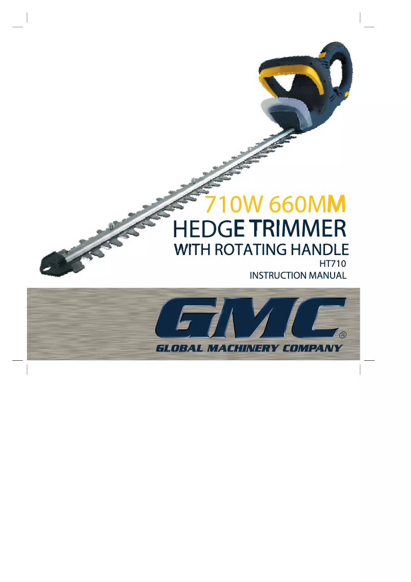 Imagen de la primera página del manual del dispositivo HT710