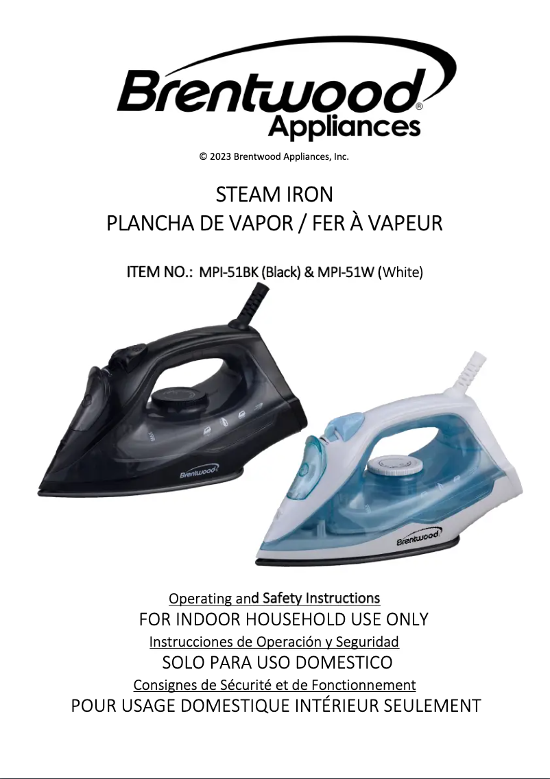 Página 1 del manual Manual de usuario Brentwood MPI-51W