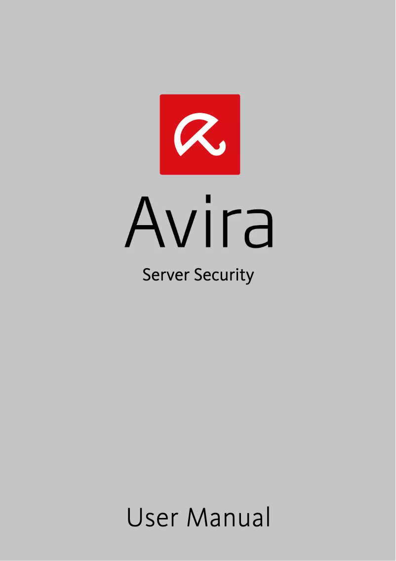 Image de la première page du manuel de l'appareil Server Security