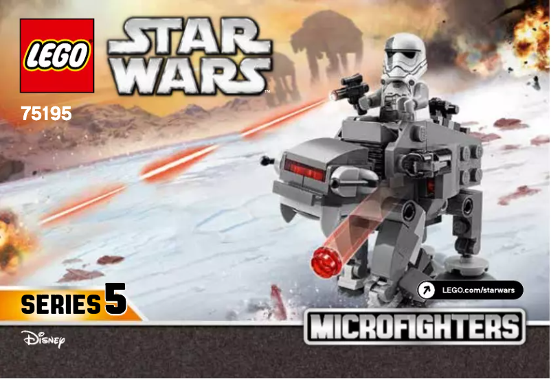 Page 1 de la notice Manuel utilisateur Lego Star Wars 75195