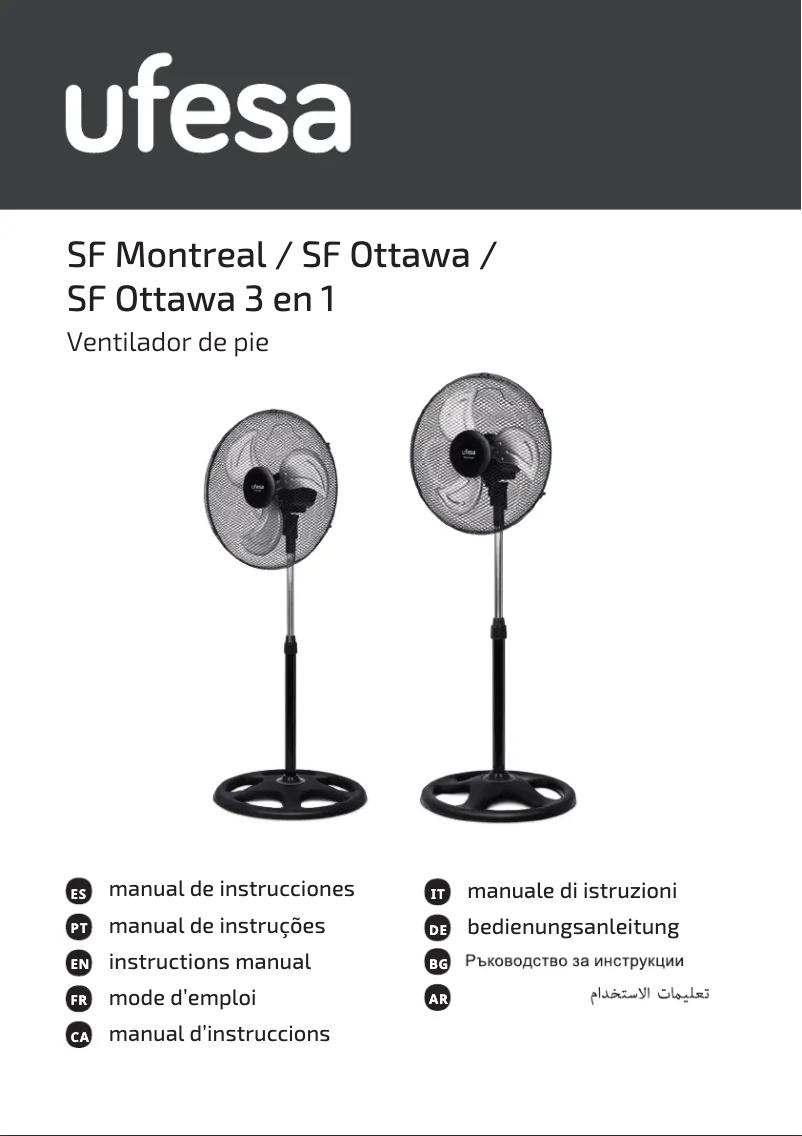 Image de la première page du manuel de l'appareil Montreal
