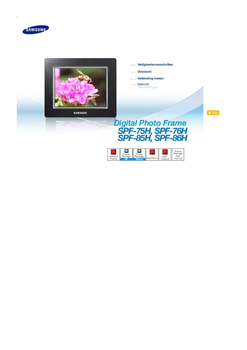 Image de la première page du manuel de l'appareil SPF-76H