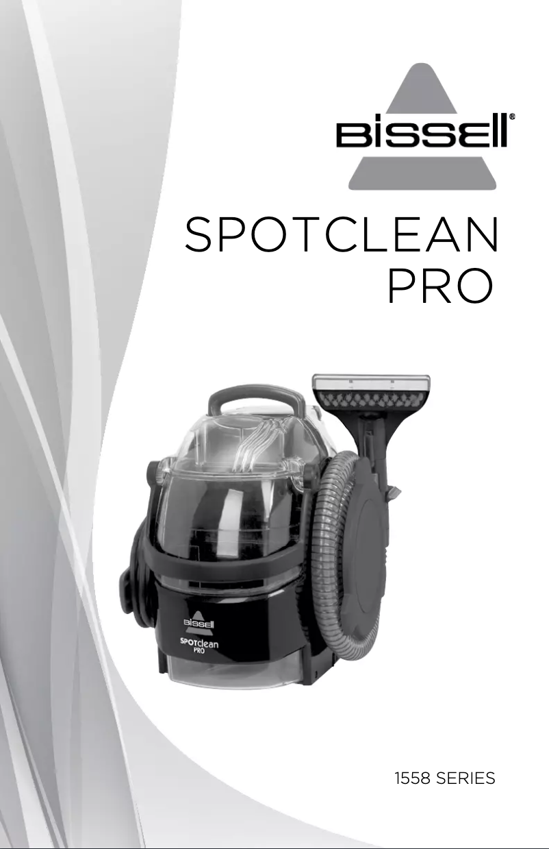 Page n°1 - Manuel utilisateur Bissell SpotClean Pro