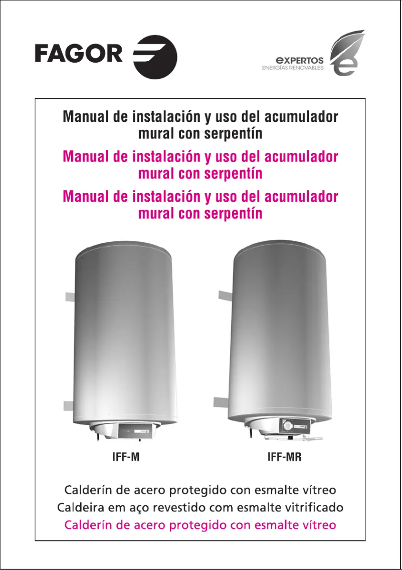 Image de la première page du manuel de l'appareil IFF-150MR